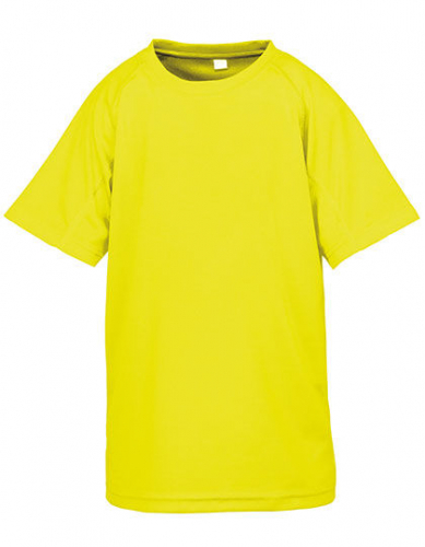 Junior Performance Aircool Tee - RT287J - SPIRO