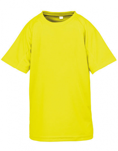 Junior Performance Aircool Tee - RT287J - SPIRO