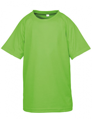 Junior Performance Aircool Tee - RT287J - SPIRO