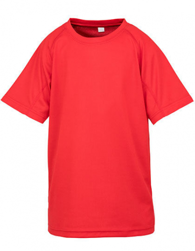 Junior Performance Aircool Tee - RT287J - SPIRO