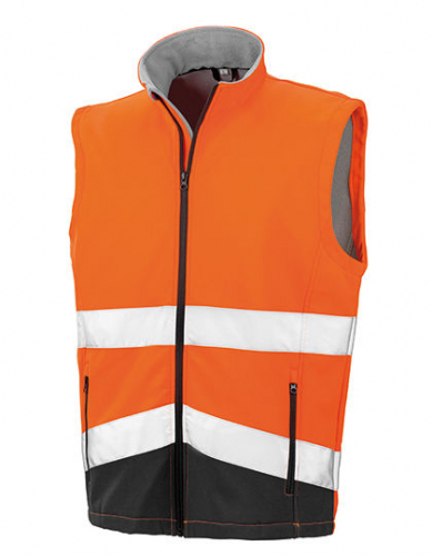 Printable Safety Softshell Gilet - RT451 - Result Safe-Guard