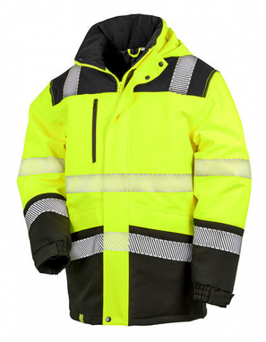 Printable Waterproof Softshell Safety Coat - RT475 - Result Safe-Guard