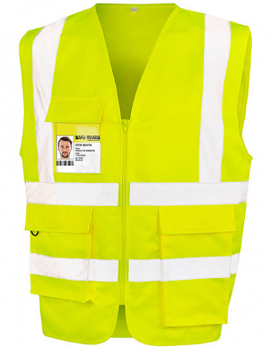 Heavy Duty Polycotton Security Vest - RT477 - Result Safe-Guard