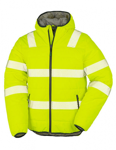 Recycled Ripstop Padded Safety Jacket - RT500 - Result Genuine Recycled