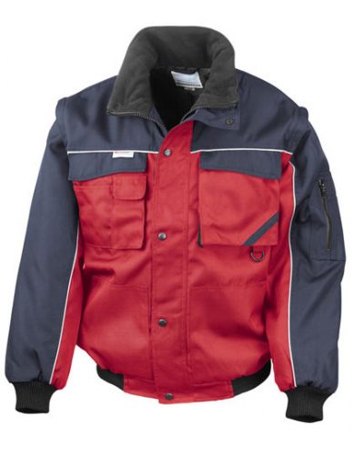 Zip Sleeve Heavy Duty Jacket - RT71 - Result WORK-GUARD