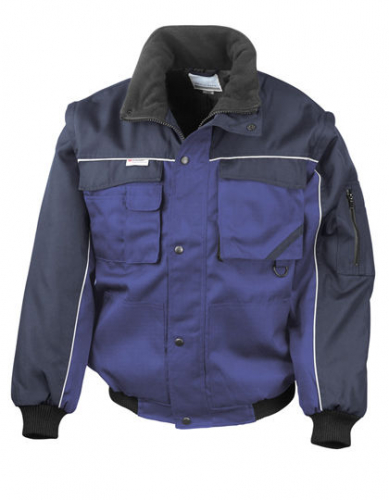 Zip Sleeve Heavy Duty Jacket - RT71 - Result WORK-GUARD