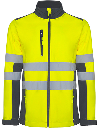 Antares Hi-Viz Softshell Jacket - RY9303 - Roly Workwear