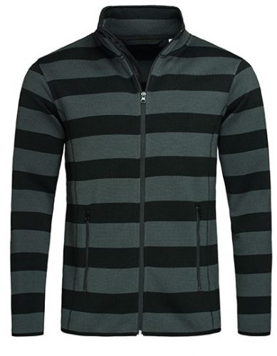 Striped Fleece Jacket - S5090 - Stedman®