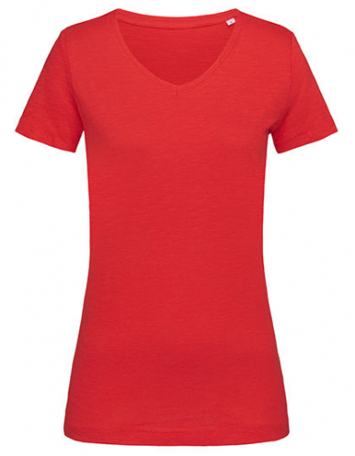 Sharon Slub V-Neck Women - S9510 - Stedman®