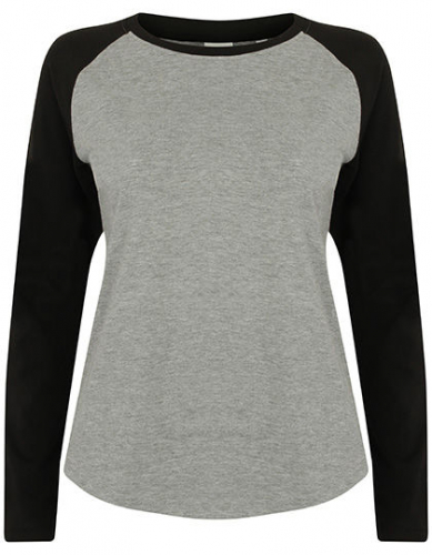 Women´s Long Sleeved Baseball T - SF271 - SF Women