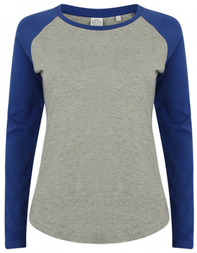 Women´s Long Sleeved Baseball T - SF271 - SF Women