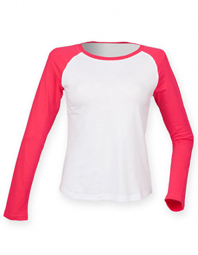 Women´s Long Sleeved Baseball T - SF271 - SF Women