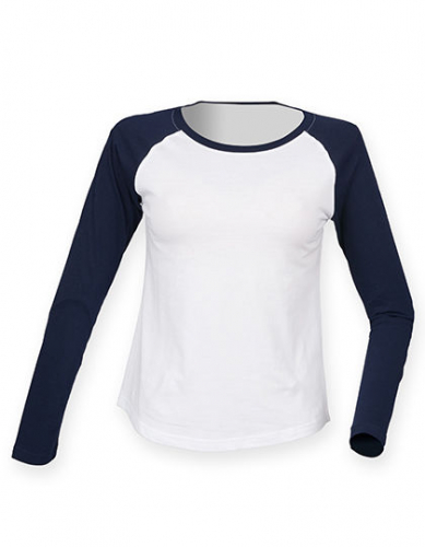 Women´s Long Sleeved Baseball T - SF271 - SF Women