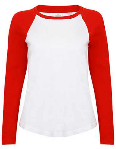 Women´s Long Sleeved Baseball T - SF271 - SF Women