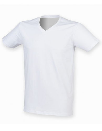 Men´s Feel Good Stretch V-Neck T - SFM122 - SF Men