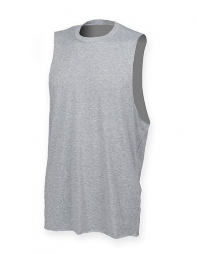 Men´s High Neck Slash Armhole Vest - SFM232 - SF Men