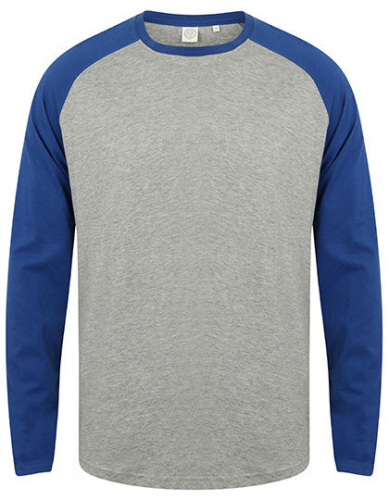 Men´s Long Sleeved Baseball T - SFM271 - SF Men