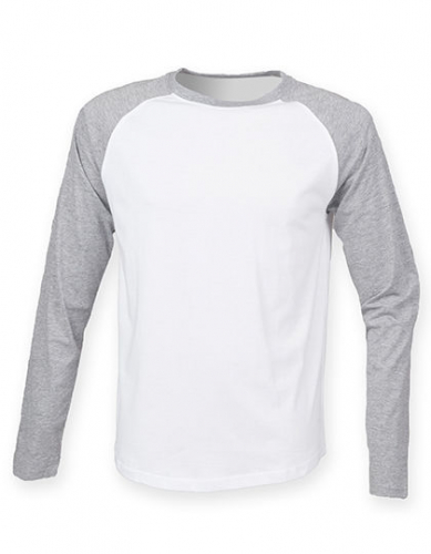 Men´s Long Sleeved Baseball T - SFM271 - SF Men