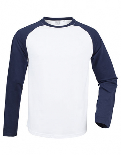 Men´s Long Sleeved Baseball T - SFM271 - SF Men