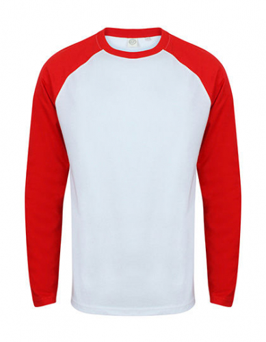 Men´s Long Sleeved Baseball T - SFM271 - SF Men
