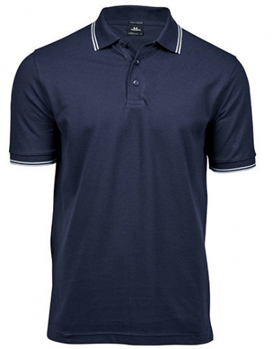 Men´s Luxury Stripe Stretch Polo - TJ1407 - Tee Jays