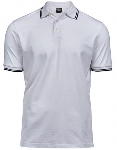 Men´s Luxury Stripe Stretch Polo - TJ1407 - Tee Jays