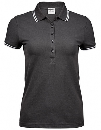 Women´s Luxury Stripe Stretch Polo - TJ1408 - Tee Jays