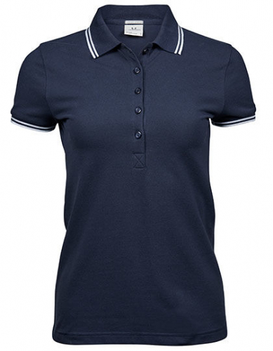 Women´s Luxury Stripe Stretch Polo - TJ1408 - Tee Jays