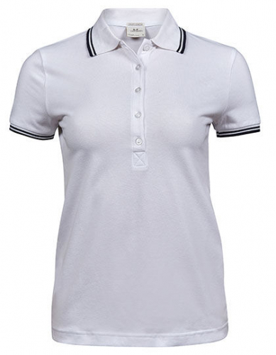 Women´s Luxury Stripe Stretch Polo - TJ1408 - Tee Jays