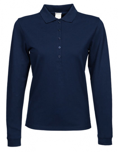 Women´s Luxury Stretch Long Sleeve Polo - TJ146 - Tee Jays