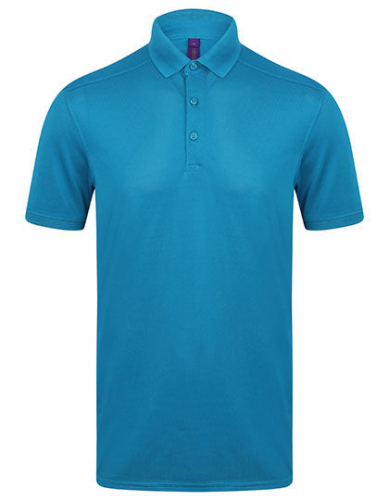 Men´s Slim Fit Stretch Polo Shirt + Wicking Finish - W460 - Henbury