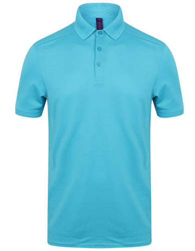 Men´s Slim Fit Stretch Polo Shirt + Wicking Finish - W460 - Henbury