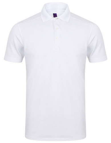 Men´s Slim Fit Stretch Polo Shirt + Wicking Finish - W460 - Henbury