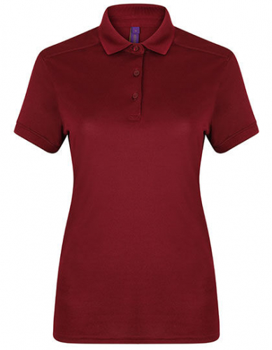 Ladies´ Slim Fit Stretch Polo Shirt + Wicking Finish - W461 - Henbury