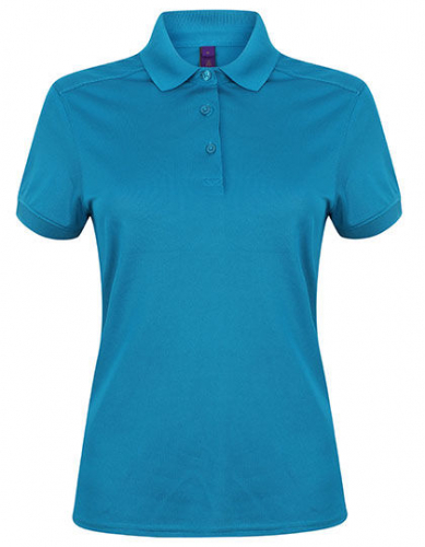 Ladies´ Slim Fit Stretch Polo Shirt + Wicking Finish - W461 - Henbury