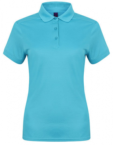 Ladies´ Slim Fit Stretch Polo Shirt + Wicking Finish - W461 - Henbury