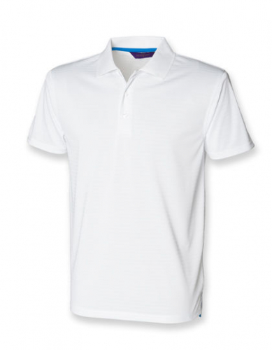 Coolplus® Textured Stripe Polo Shirt - W473 - Henbury