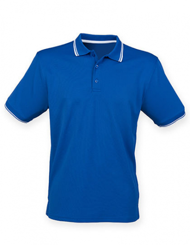 Men´s Coolplus® Short Sleeved Tipped Polo Shirt - W482 - Henbury