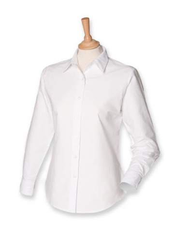 Ladies´ Classic Long Sleeved Oxford Shirt - W511 - Henbury