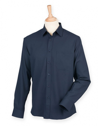 Men´s Wicking Long Sleeve Shirt - W590 - Henbury