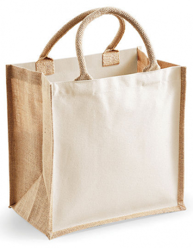 Printers Midi Jute Bag - WM421 - Westford Mill