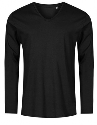 Men´s V-Neck T-Shirt Long Sleeve - XO1460 - X.O by Promodoro