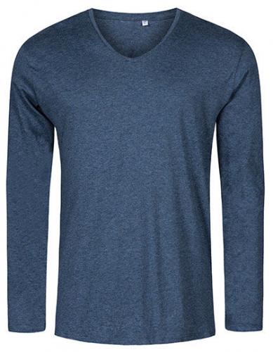 Men´s V-Neck T-Shirt Long Sleeve - XO1460 - X.O by Promodoro