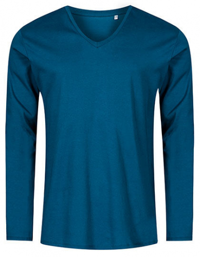 Men´s V-Neck T-Shirt Long Sleeve - XO1460 - X.O by Promodoro