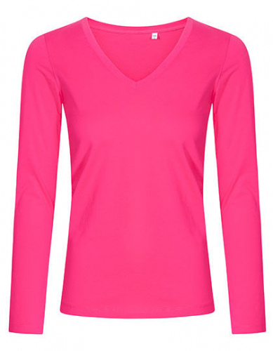 Women´s V-Neck T-Shirt Long Sleeve - XO1560 - X.O by Promodoro