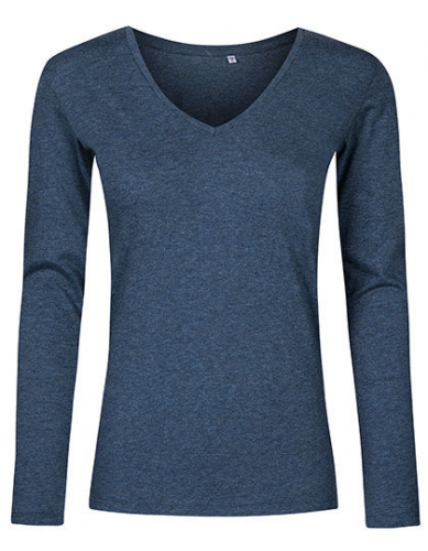 Women´s V-Neck T-Shirt Long Sleeve - XO1560 - X.O by Promodoro