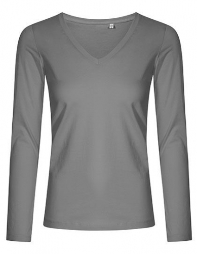 Women´s V-Neck T-Shirt Long Sleeve - XO1560 - X.O by Promodoro