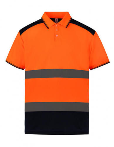 Hi-Vis Two-Tone Polo - YK220 - YOKO