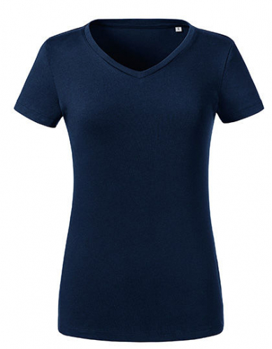 Ladies´ Pure Organic V-Neck Tee - Z103F - Russell Pure Organic