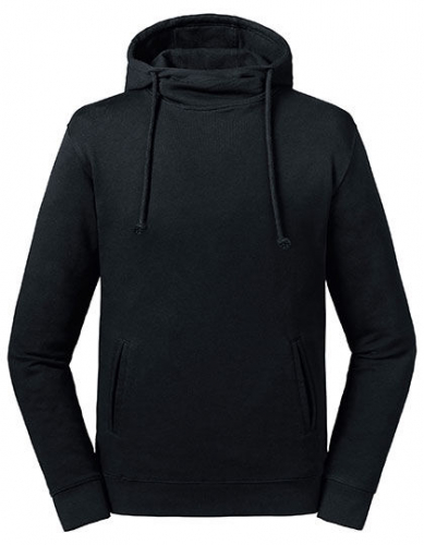 Pure Organic High Collar Hooded Sweat - Z209M - Russell Pure Organic